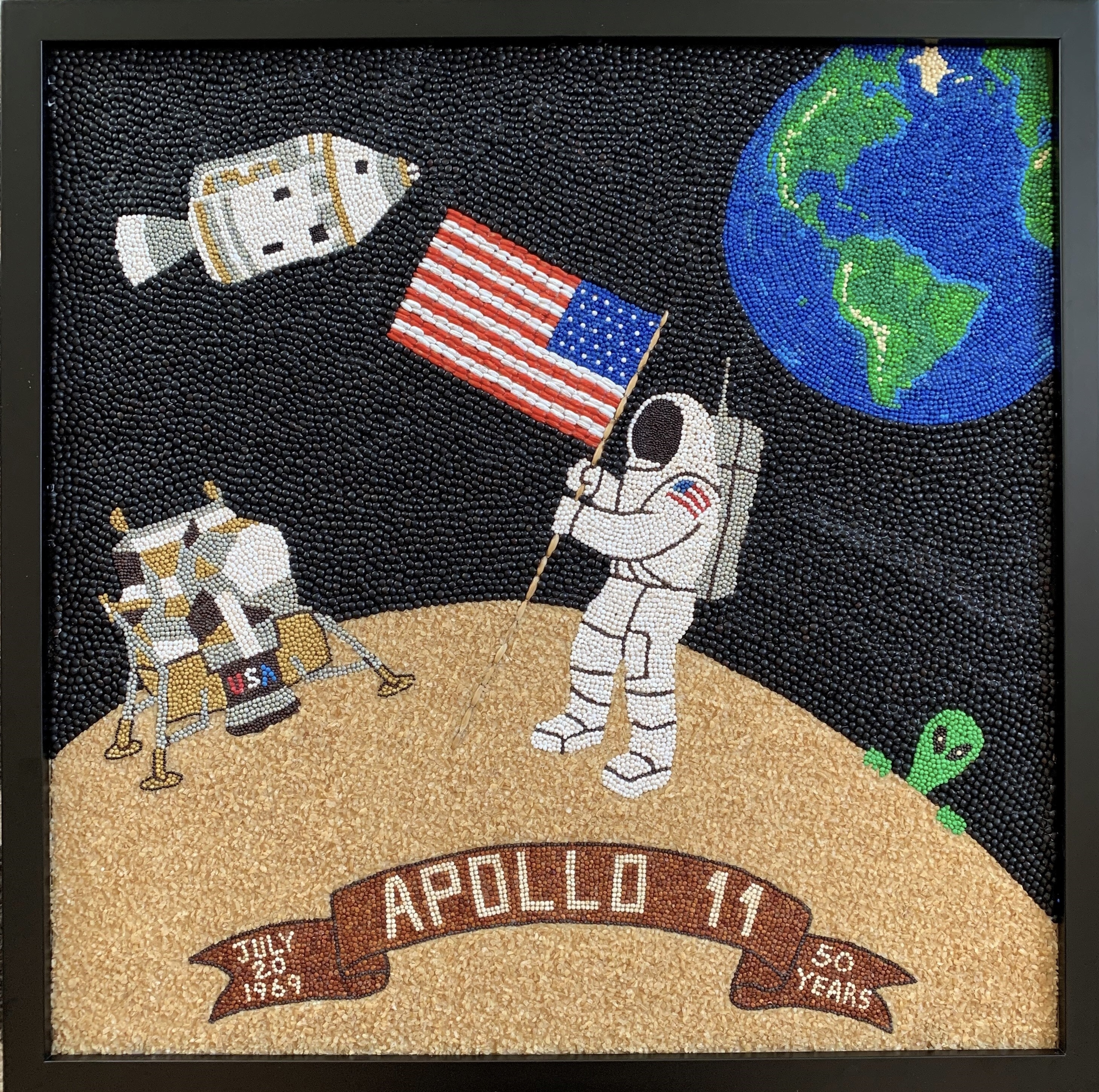 [Steve and Amy Saupe Moon Landing image]